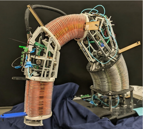 Learning Dynamic Tasks on a Large-scale Soft Robot in a Handful of ...